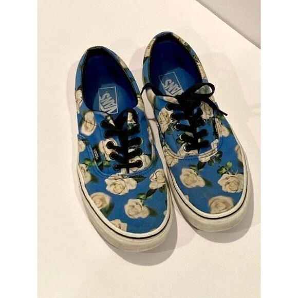 Vans Shoes - VANS Era Romantic Floral Shoes Sneakers Lapis Blue Women’s Sz 11.5, Men’s Sz 10